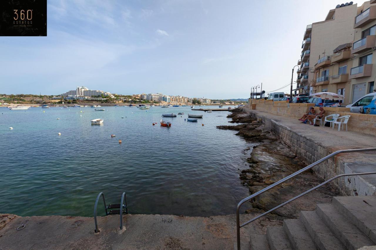 High Floor Seafront Penthouse, Opp Beach & Wifi Ac By 360 Estates Apartment St. Paul's Bay Exterior photo