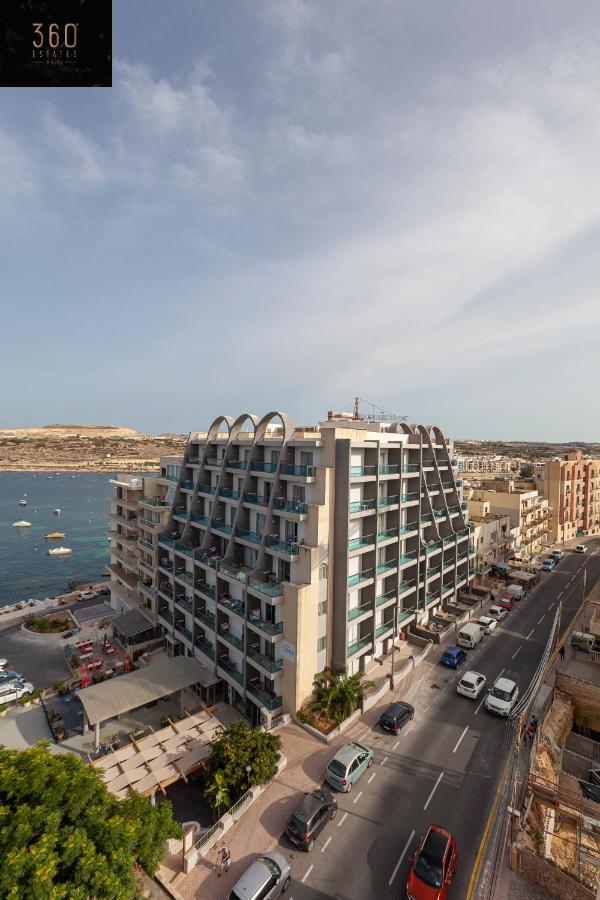 High Floor Seafront Penthouse, Opp Beach & Wifi Ac By 360 Estates Apartment St. Paul's Bay Exterior photo